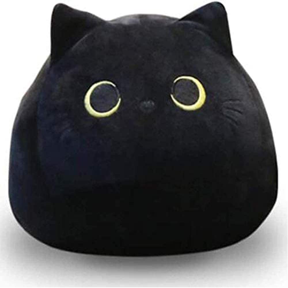 UEncounter Black Cat plush toy full body for cozy hugs and soft play