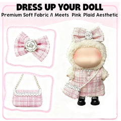 Ueuo LABUBU 17cm doll hairpin adds cute detail for outfits