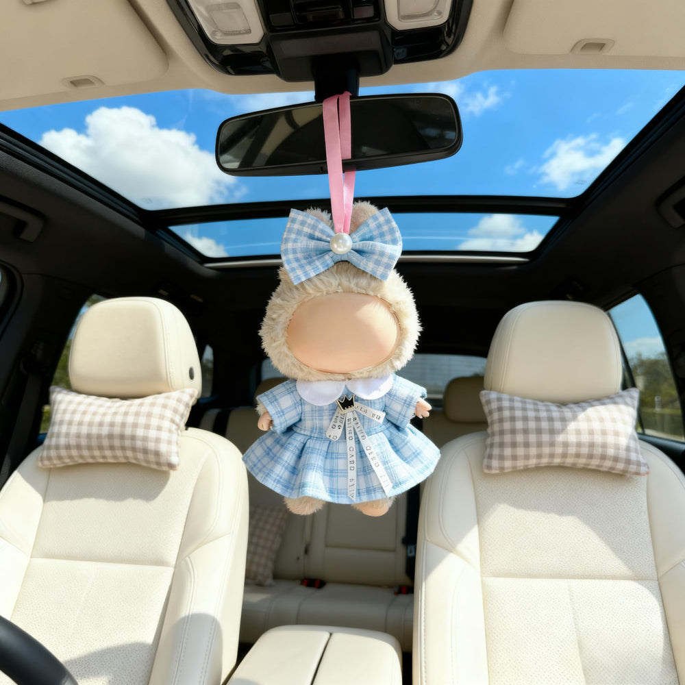 Ueuo Labubu 17cm hairpin accessory adds cute detail and secure fit.