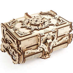 UGEARS Antique Box assembly step by step for adults