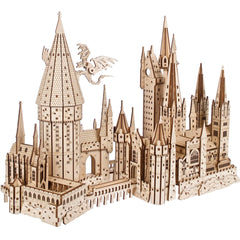 UGEARS Harry Potter Hogwarts Castle front view, ideal for eye-catching display and conversation