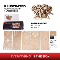 UGEARS V8 kit arrives gift-ready for enthusiasts and curious creators.