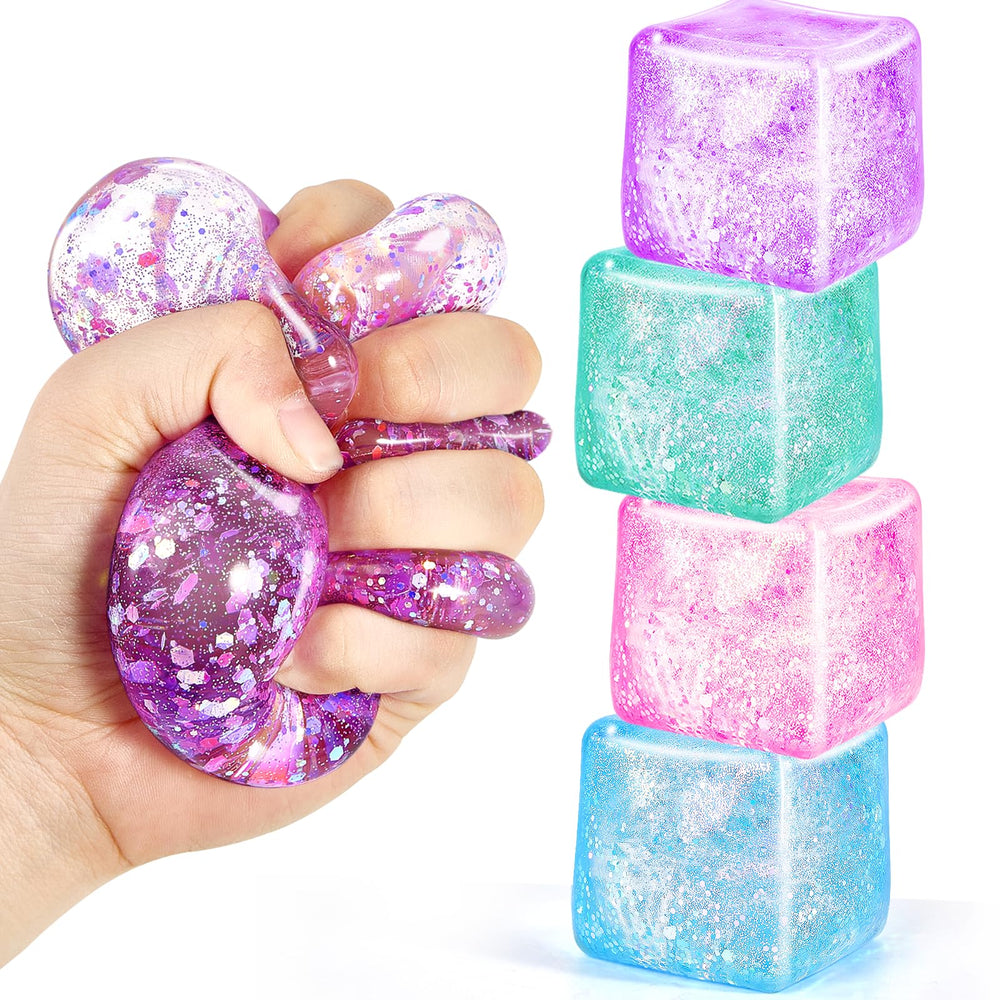 UGYWI squishy cube with bright colors for tactile play and focus.