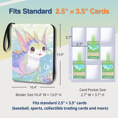 UGYAZX acid-free pages protect cards from damage during storage
