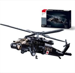 UH-60 Black Hawk helicopter model front view for display and collection
