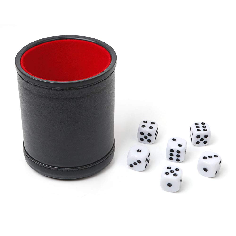 Uieauy black leatherette cup enhances grip and professional look.