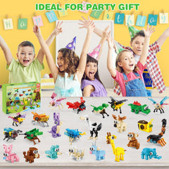 Uiqozok 72-piece animal model set for imaginative play and learning