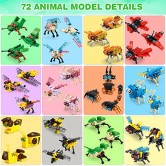 Uiqozok ABS-safe material blocks with smooth edges for safe building fun