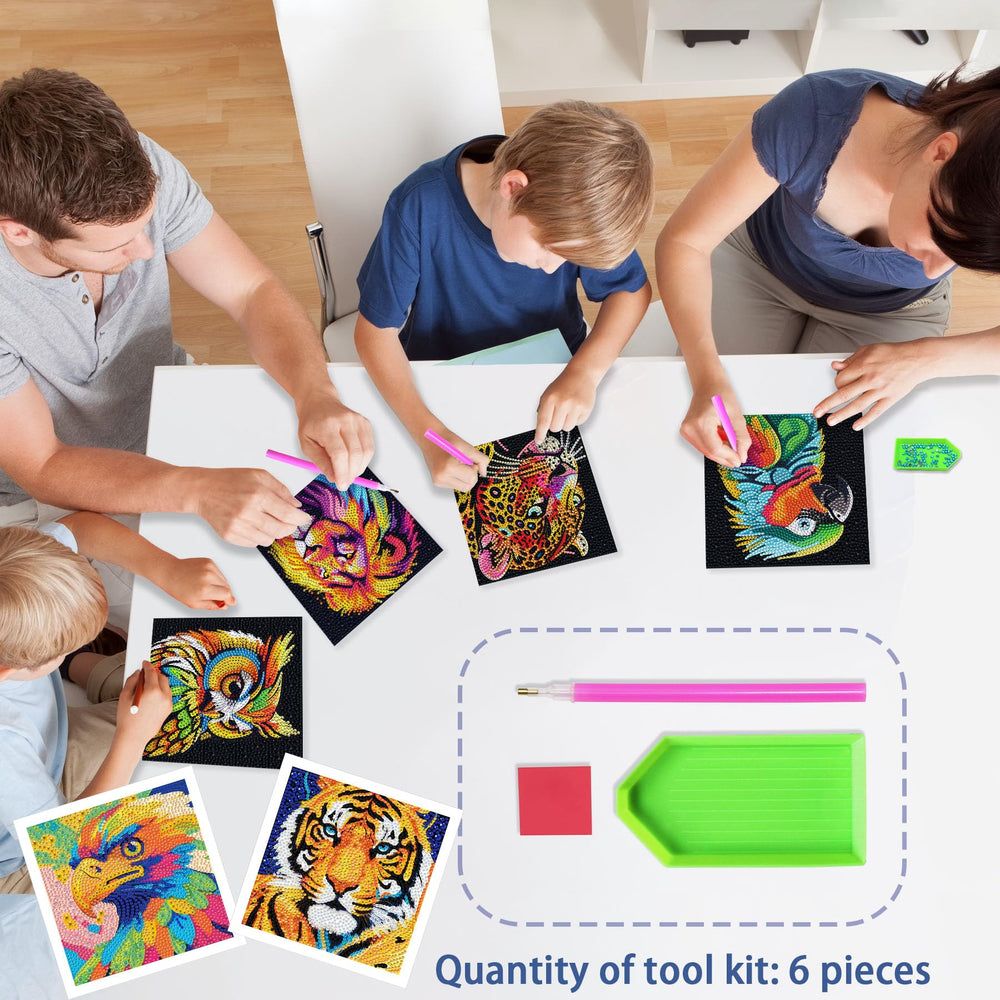 UiSdfuy Diamond Art Parrot canvas vibrant hues for playful creativity