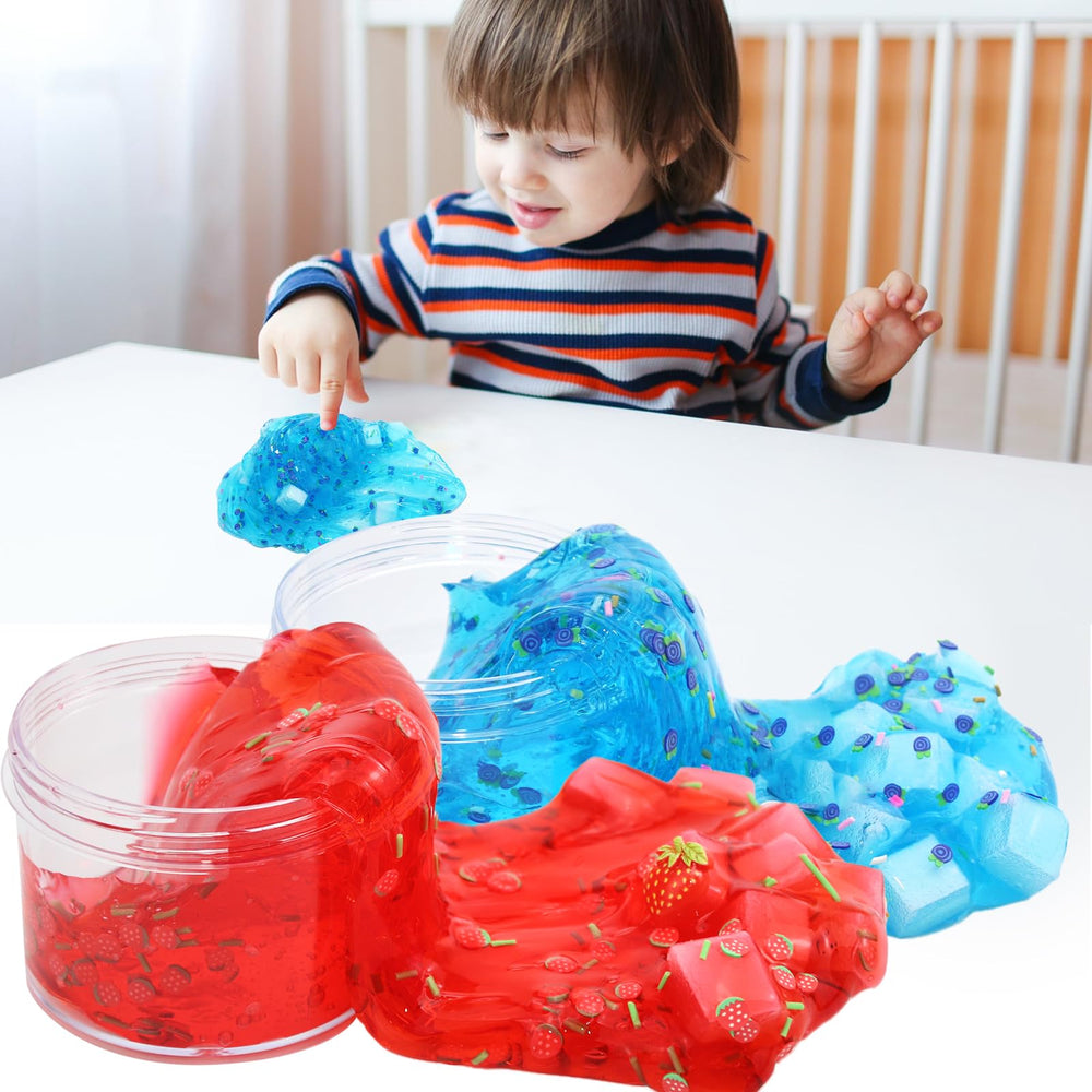 UIVIEHIR Colorful slime with scent—soft, squishy, sensory play.