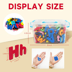 UJL EVA foam letters are durable and safe for young learners.