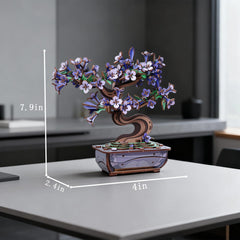 Ulieer DIY flower decor on a desktop showcases customizable stems and petals.