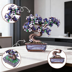 Ulieer purple lilac puzzle bloom ideal as a unique gift or decor piece.
