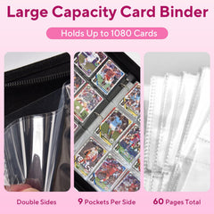 ULLTOON durable PU leather cover protects cards from dust and scratches