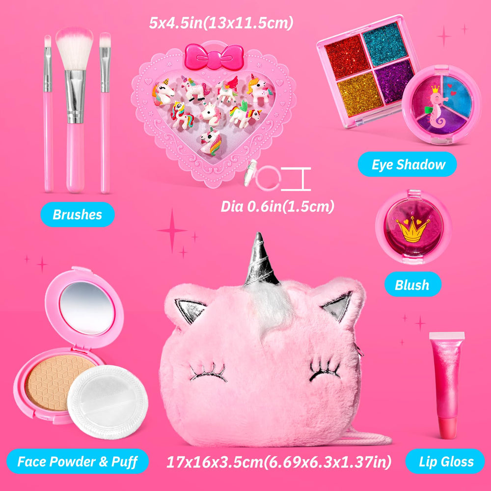 ULOVEME girls birthday gift idea featuring a safe, creative makeup set.