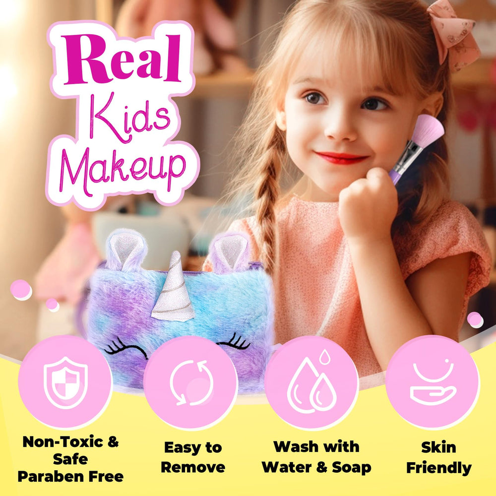 ULOVEME kid-friendly brushes and applicators, safe for gentle application.