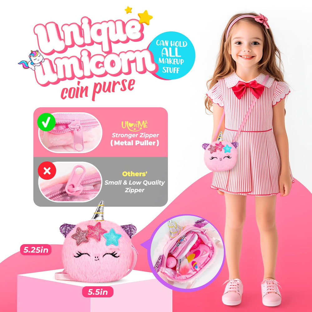 ULOVEME kids makeup colors palette close up for creative color play and experimentation