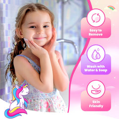 ULOVEME unicorn makeup kit packaging display ideal for gifting