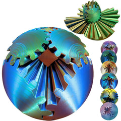 ULTHOOL Gear Ball 3D-printed spin offers tactile stress relief in a compact form.