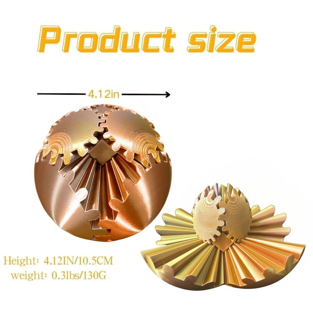 ULTHOOL Gear Ball gear sphere motion showing dynamic spin for focus and relaxation
