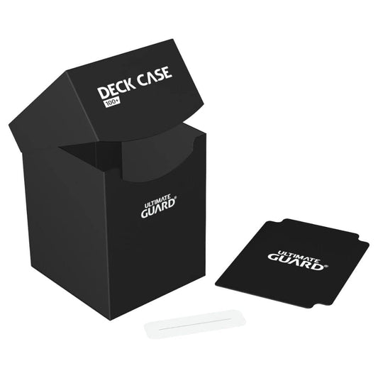 Ultimate Guard Black Deck Case securely stores 100 standard cards with a durable cover.