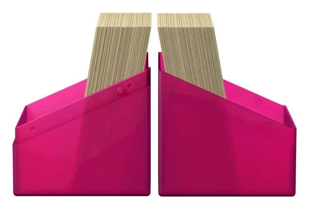 Ultimate Guard Boulder 100+ deck case secure closure keeps contents safe in transit.
