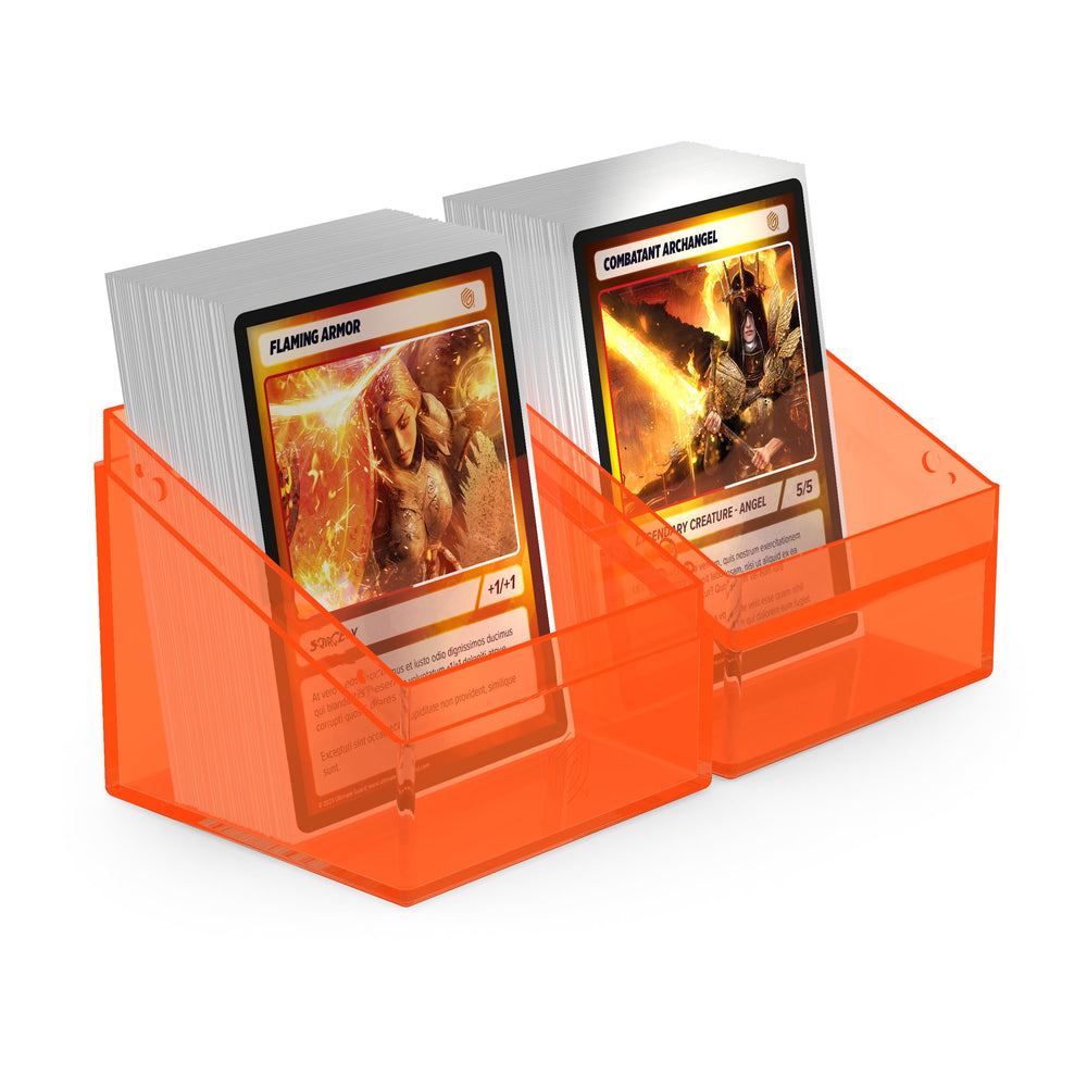 Ultimate Guard Boulder 100+ Clear deck case modular design: expand storage with compatible Ultimate Guard components.