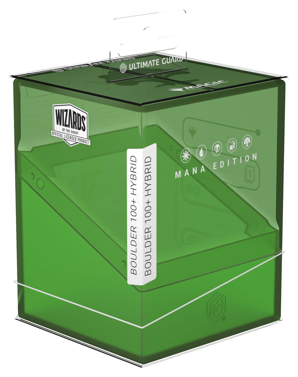 Ultimate Guard Boulder 100+ Hybrid MTG artwork showcases official licensed design.