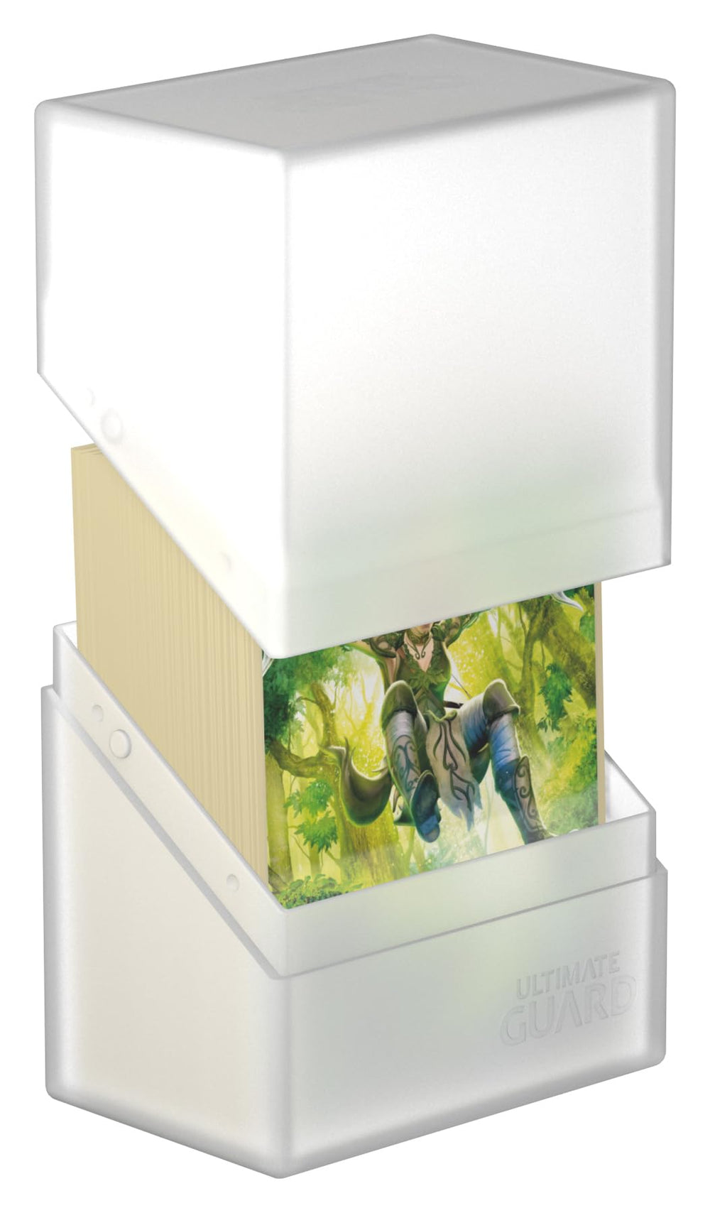 Ultimate Guard Boulder 60+ Classic deck case interior open showing modular design