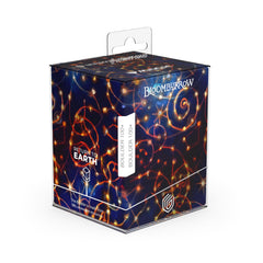 Ultimate Guard Boulder sleeve-capacity graphic demonstrates double or single-sleeved card fit.