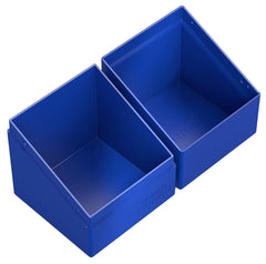 Ultimate Guard Boulder Solid 100+ blue interior storage with roomy space for sleeves.