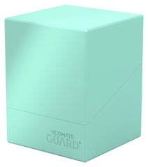 Ultimate Guard Boulder Solid 100+ mint-green capacity comparison for double and single sleeves