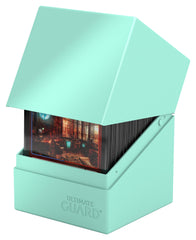 Ultimate Guard Boulder Solid 100+ mint-green no-transparency design protects privacy