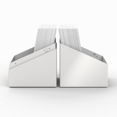 Ultimate Guard Boulder Solid 100+ deck case white stackable design for organized storage