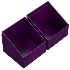 Open inside view of the Ultimate Guard Boulder Solid 100+ purple deck case