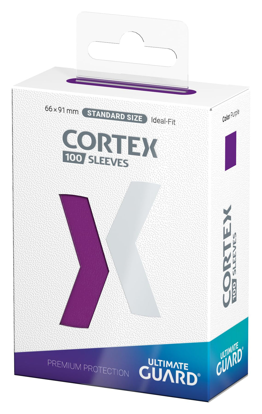 Ultimate Guard Cortex outer sleeves offer high opacity for private, clean card storage.