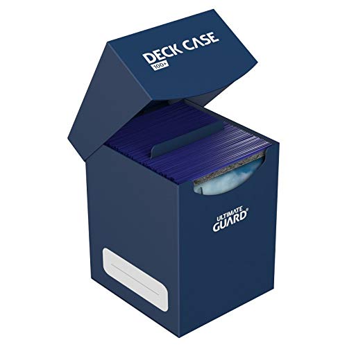 Ultimate Guard Deck Case Blue with card divider helps organize decks