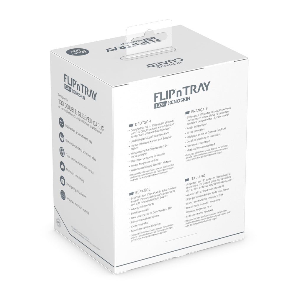 Ultimate Guard Flip'n'Tray 133+ independent access for quick card retrieval.