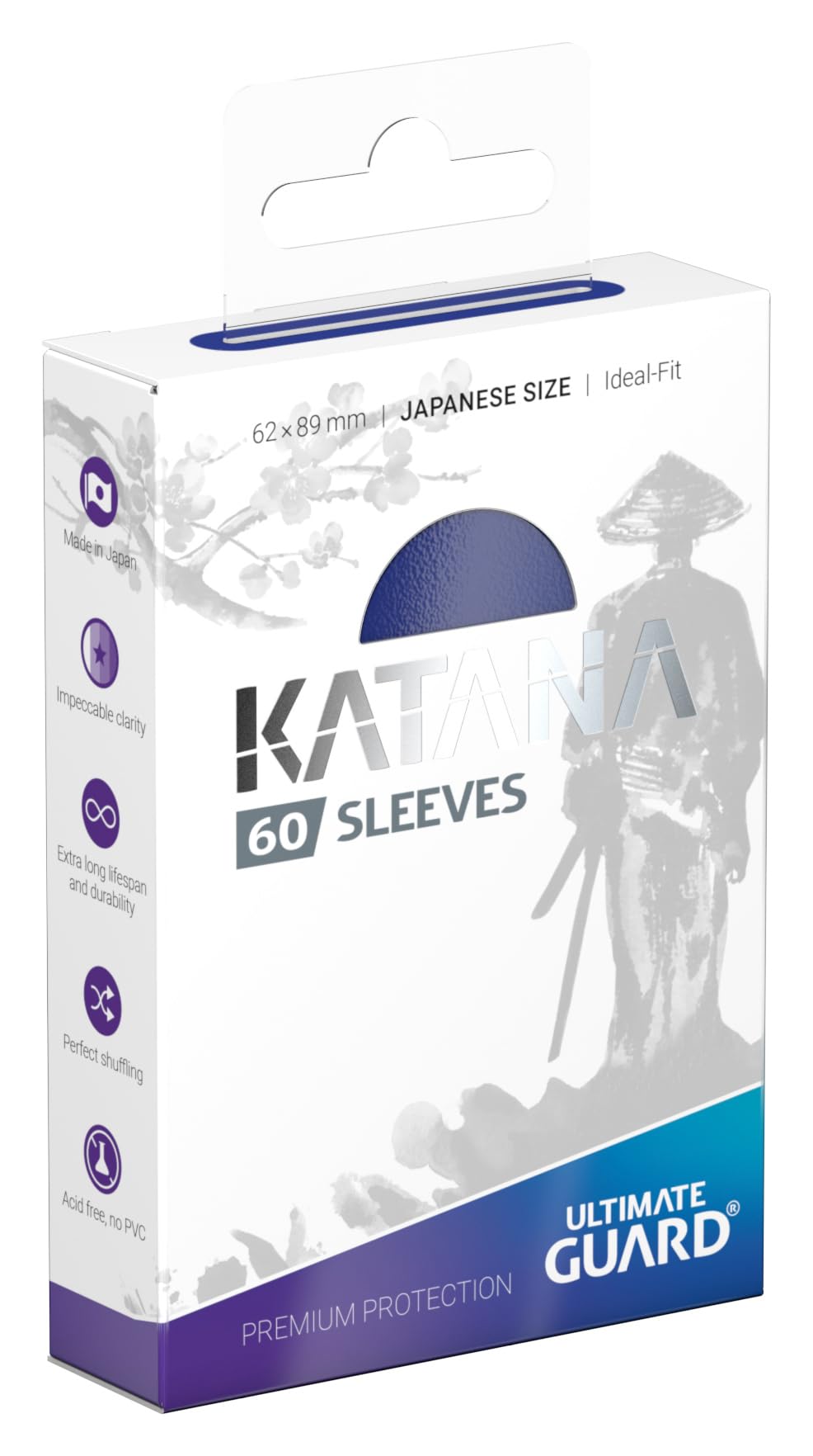 Ultimate Guard Katana sleeves for 60-card TCG size deliver precise handling and strong durability.
