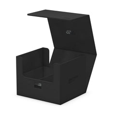 Inside view of Ultimate Guard Minthive 30+ deck case showing microfiber lining protecting cards