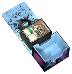 Capacity fits 100 double-sleeved or 120 single-sleeved MTG cards
