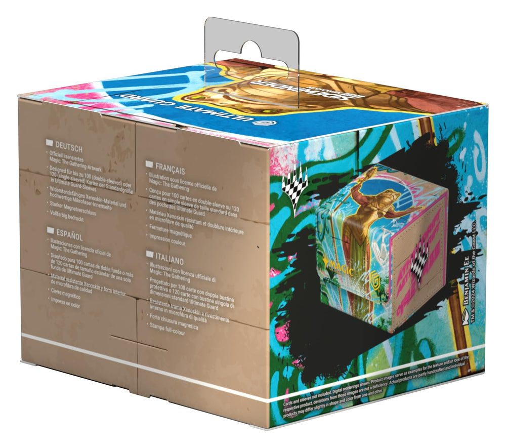 Inside view of Sidewinder 100+ showing organized sleeve-ready layout.