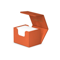 Sidewinder 100+ Peach fits 100 double-sleeved or 120 single-sleeved cards.