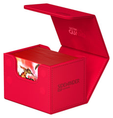 Close-up of magnetic closure on Ultimate Guard Sidewinder 100+ for card security during travel