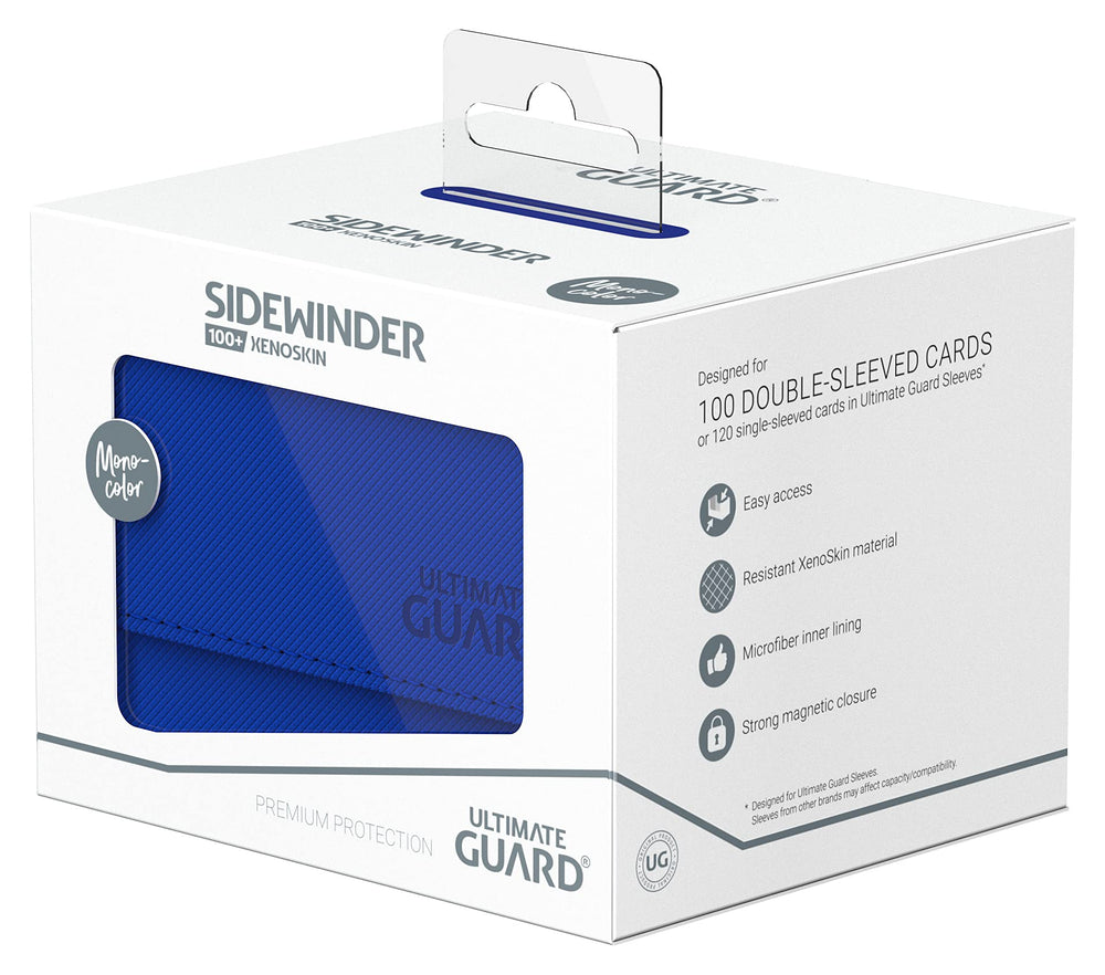 Ultimate Guard Sidewinder modular-compatible system works with other storage solutions.