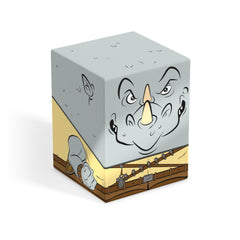 Ultimate Guard Squaroes Boulder 100+ Rocksteady artwork enhances display for TMNT collectors.