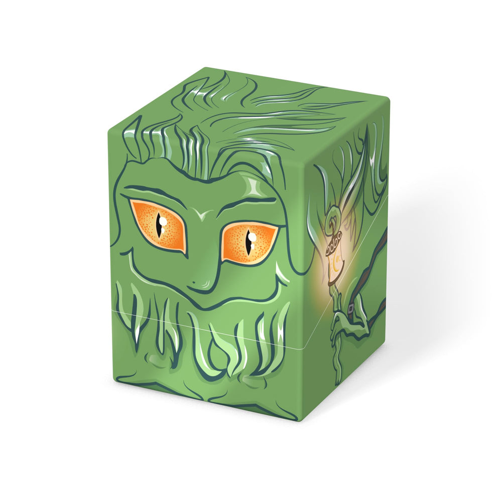 Ultimate Guard Squaroes Boulder 100+ deck box: secure closure for travel and storage.