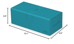 Ultimate Guard Twin Flip'n'Tray 266+ petrol color adds style to your setup