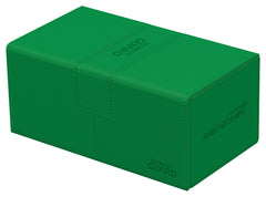 Ultimate Guard Twin Flip'n'Tray 200+ independent-tray access showcases quick card retrieval.