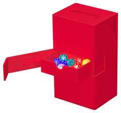 Ultimate Guard Twin Flip'n'Tray 200+ red dice tray for easy accessory organization
